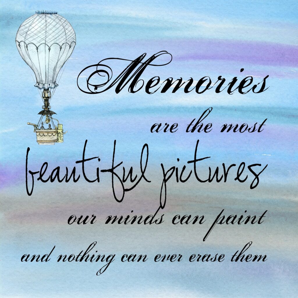 sentimental items evoke beautiful memories